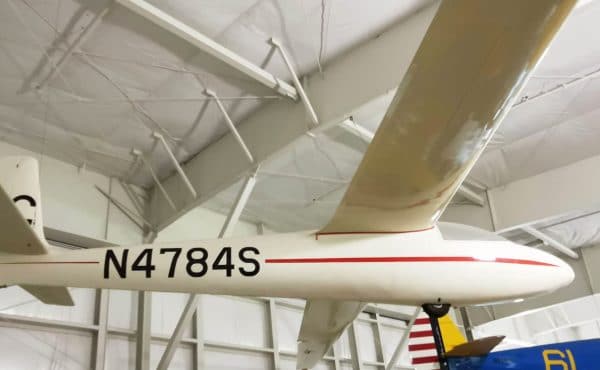 Scheichler Glider suspended in the Aeromuseum